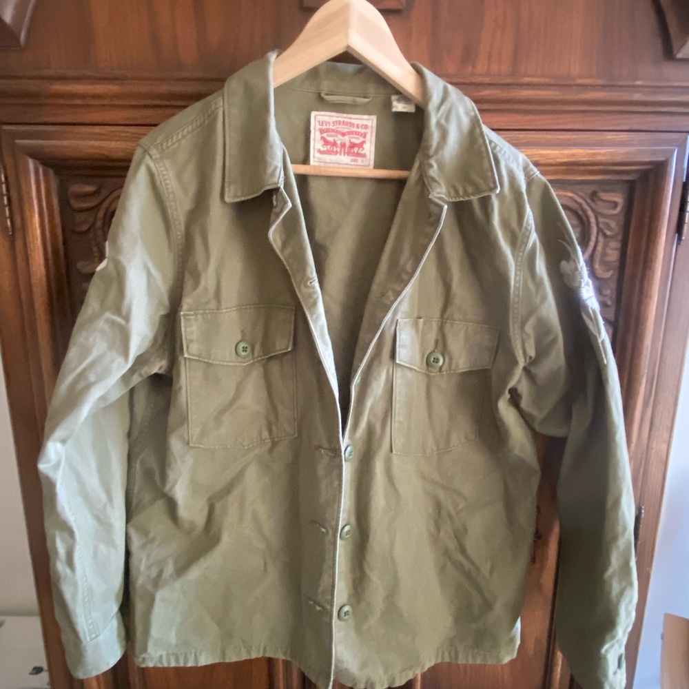Levi Embroidered Military Jacket